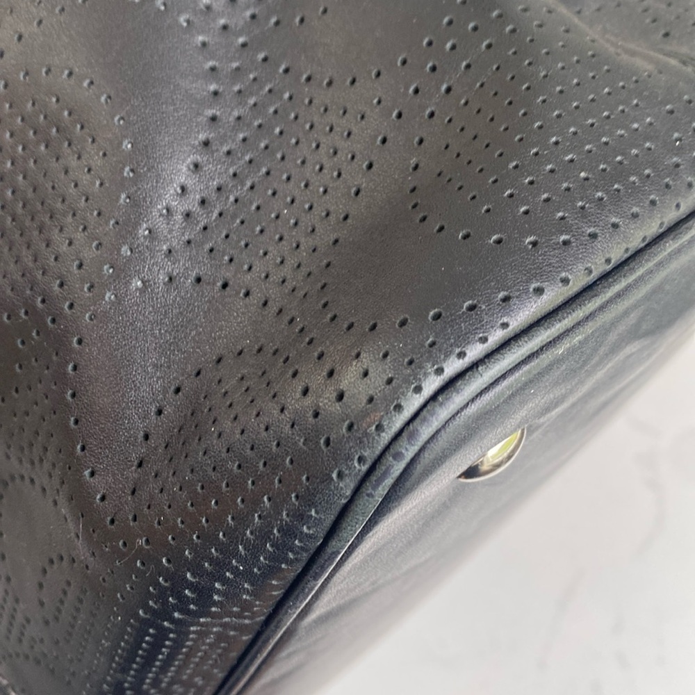 Coach 21938 Signature "C" Perforated Leather Handbag. - Picture 9 of 17